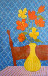 Still Life with Nasturtiums (1967). Oil on canvas. WZ196705