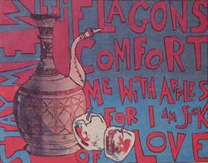 Stay Me with Flagons (1967). Serigraph by Bill Zacha. WZ196715